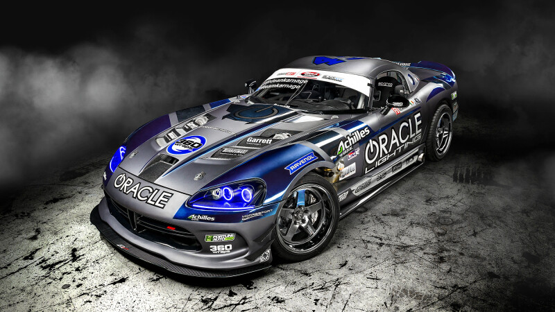 Dodge Viper SRT-10 Headlight Halo Kit - ORACLE Lighting - LED Halo - UV/Purple - `03-`09